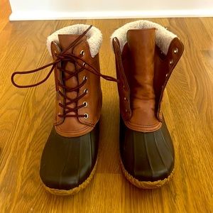 Tommy Hilfiger duck boots/ size ladies’ 8/ brown